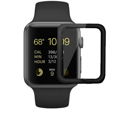 Apple Watch 38mm Redclick Kenarları Metal Cam Ekran Koruyucu
