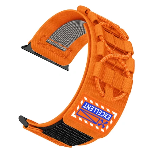 Apple Watch 10 11 Serisi 46mm Redclick KRD112 Halat Tasarım Outdoor Kumaş Hasır Uyumlu Kordon