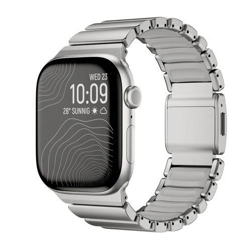 Apple Watch 7 45mm Redclick KRD-151 Metal Silikon Kordon