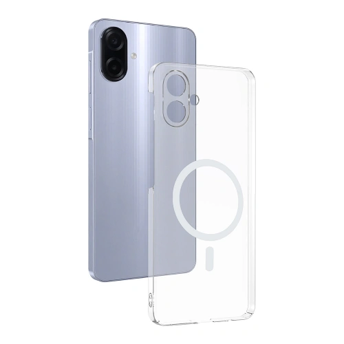 Galaxy A07 Kamera Korumalı M-Safe Şarj Özellikli Şeffaf Redclick London Silikon Kapak