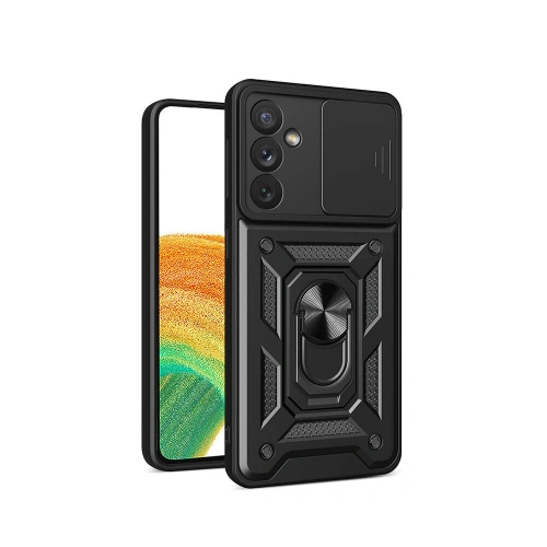 Galaxy A34 Kılıf Magnetik Standlı Kamera Korumalı Redclick Sürgülü Vega Kapak