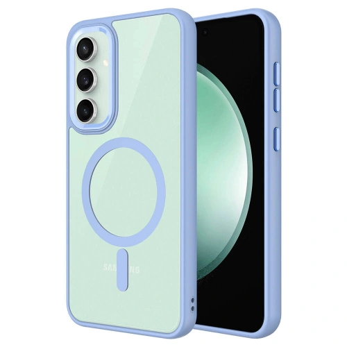 Galaxy S23 FE Kılıf Wireless Şarj Özellikli Redclick Krom Magsafe Silikon Kapak