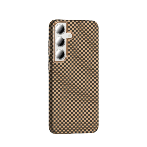 Galaxy S24 FE Kılıf M-safe Şarj Özellikli Karbon Fiber Görünümlü Redclick Gros Kapak
