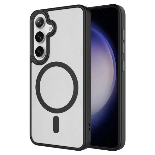 Galaxy S24 Kılıf Sert PC Arka Yüzey Wireless Şarj Özellikli Redclick Flet Magsafe Kapak