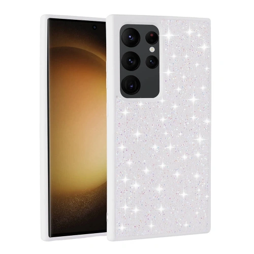 Galaxy S24 Ultra Kılıf Parlak Taşlı Tasarım Redclick Pırlanta Görünüm Kapak