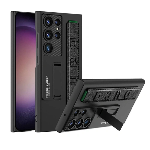 Galaxy S24 Ultra Kılıf Standlı El Tutacaklı Redclick Band Kapak