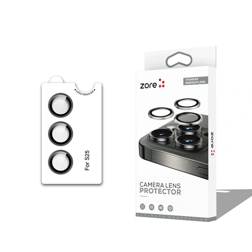 Galaxy S25 Redclick CL-12 Premium Safir Parmak İzi Bırakmayan Anti-Reflective Kamera Lens Koruyucu