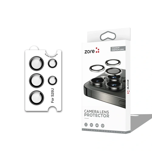 Galaxy S25 Ultra Redclick CL-12 Premium Safir Parmak İzi Bırakmayan Anti-Reflective Kamera Lens Koruyucu