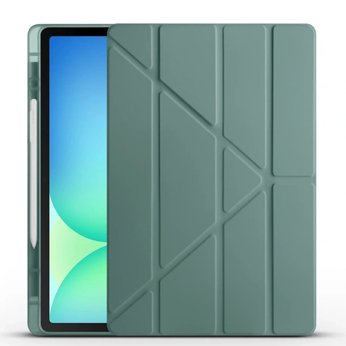 Galaxy Tab S10 FE Plus Kılıf Redclick Tri Folding Kalem Bölmeli Standlı Kılıf