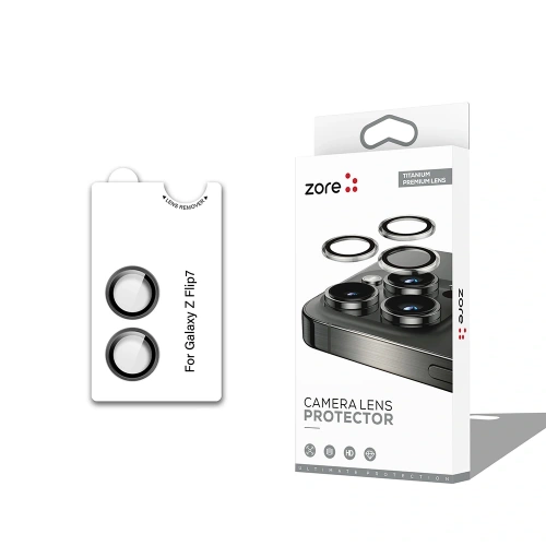 Galaxy Z Flip 7 Redclick CL-12 Premium Safir Parmak İzi Bırakmayan Anti-Reflective Kamera Lens Koruyucu