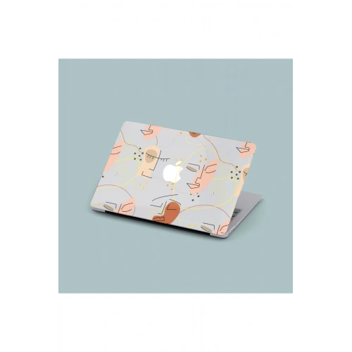 MacBook 15 Air M2 2023 A2941 Mirmac27 Şeffaf Koruyucu Kapak Face2face