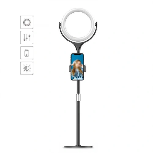 Redclick F-537 30 Cm Işıklı Telefon Tutucu Ring Light