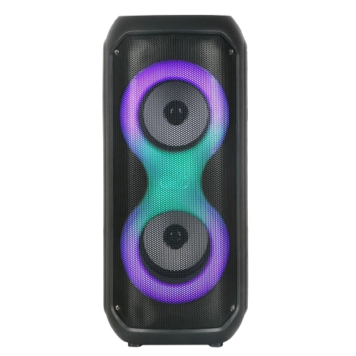Redclick GD-2413 FM Radyolu RGB TWS Çift 4 inç Stereo Bass Kablosuz Hoparlör