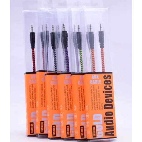 Redclick Kutulu 05 Fashion Aux Kablo Kalın Halat Kablo