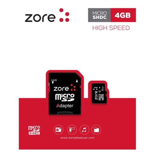 Redclick Micro Sd Hafıza Kartı 4gb