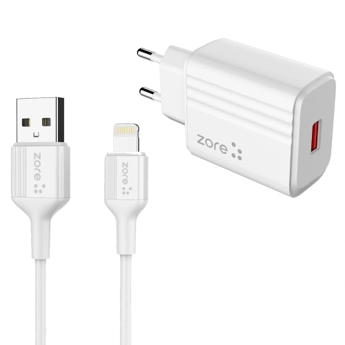 Redclick Play Serisi PL1 Lightning 2in1 Seyahat Şarj Aleti 12W