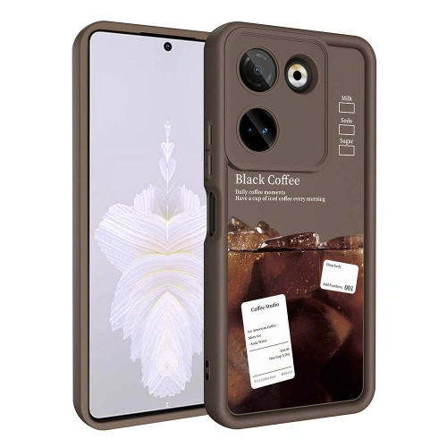 Tecno Camon 20 Pro 4G Kılıf Kamera Korumalı Baskılı Arka Yüzey Redclick Klas Kapak