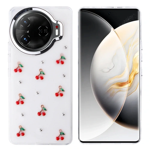 Tecno Camon 30 Pro 5G Kılıf Airbag Tasarımlı Simli Şeffaf Redclick Kutup Kapak