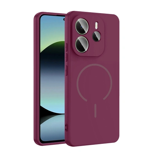 Xiaomi Redmi Note 14 4G Kılıf M-safe Şarj Özellikli Redclick Meta Kapak