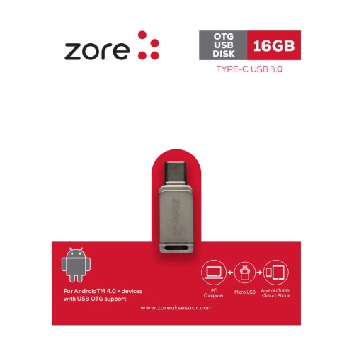 Redclick 3.0 Type-c Metal Otg 16 Gb