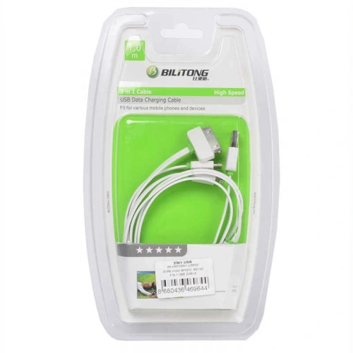 Redclick High Speed 3 İn 1 Lightning Micro Type-c Usb Kablo