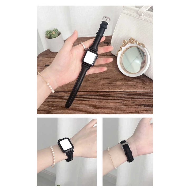 ​​​apple Watch 38mm Krd-28 Deri Kordon