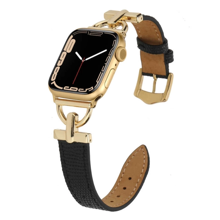 ​​​apple Watch Ultra 49mm Kordon Krd-53 Deri Strap Kayış