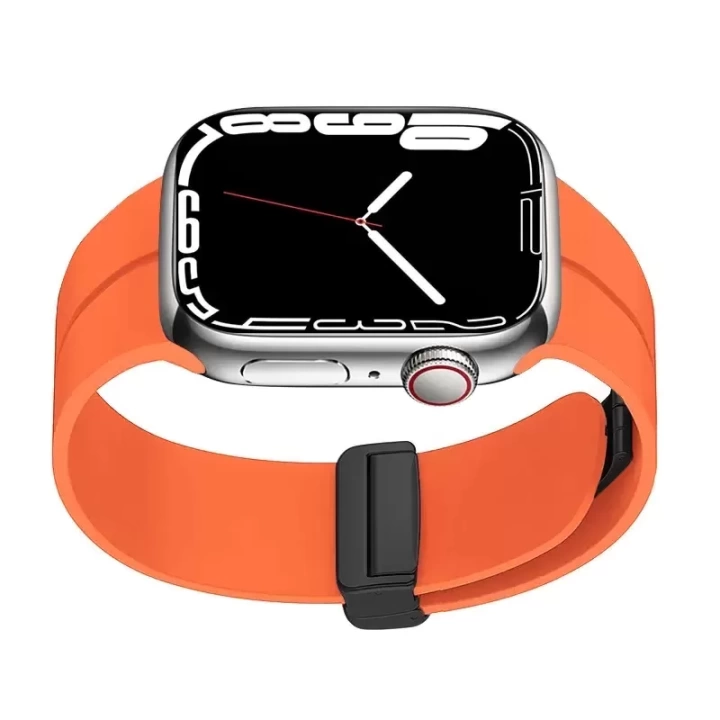 Apple Watch 10 Serisi 46mm Redclick KRD-84 Silikon Modern Tasarım Kordon