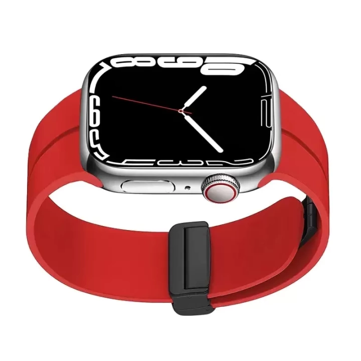 Apple Watch 10 Serisi 46mm Redclick KRD-84 Silikon Modern Tasarım Kordon