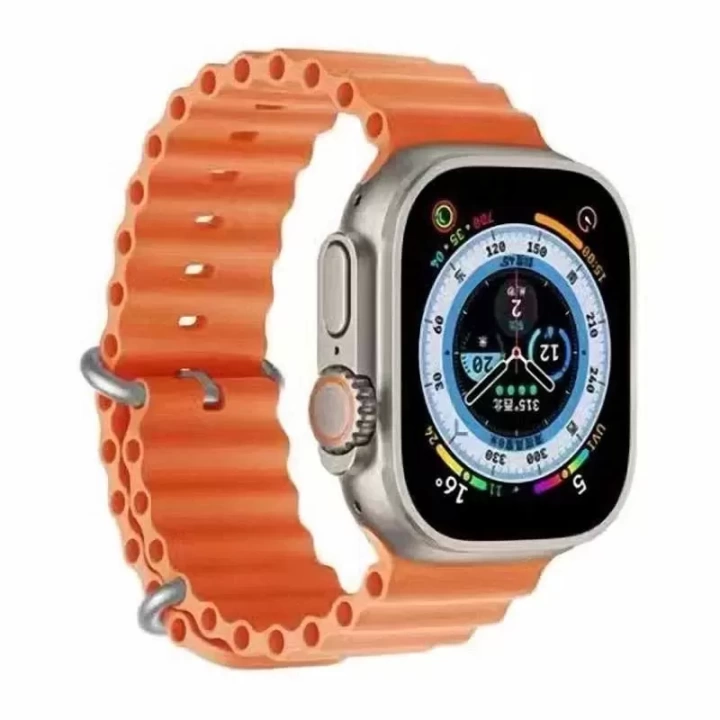 Apple Watch 10 Serisi 46mm Redclick Krd-75 Terletmez Dalgalı Tasarım Silikon Kordon