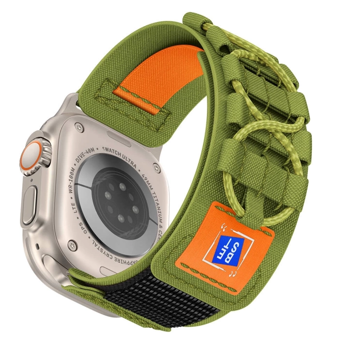 Watch Ultra Ultra 2  49mm Redclick KRD-99 Outdoor Hasır Terletmeyen Kumaş Kordon