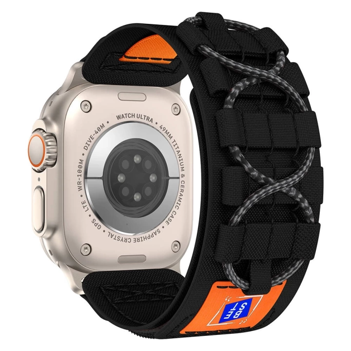 Watch Ultra Ultra 2  49mm Redclick KRD-99 Outdoor Hasır Terletmeyen Kumaş Kordon