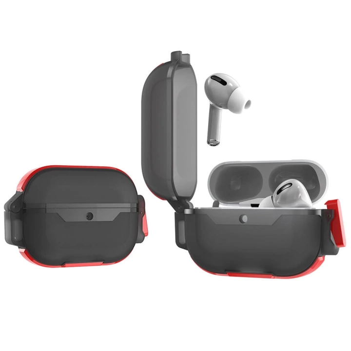 Air pods 3. Nesil Redclick Outdoor 34 Kİlit Tuşlu Darbelere Karşı Dayanıklı Kılıf