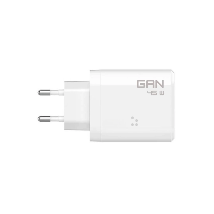Redclick 02 GaN Tech Type-C PD4.0 USB-A QC3.0 Hızlı Şarj Akım Koruma Seyahat Şarj Başlığı 45W