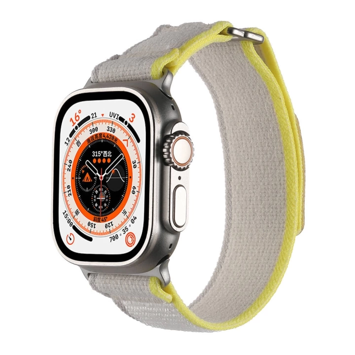 Apple Watch Ultra Ultra 2 49mm Hasır Kordon Redclick KRD-106 Strap Kayış