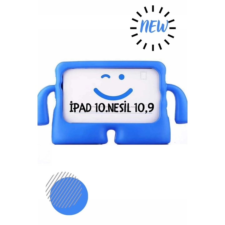 Apple iPad 10.9 2022 10.Nesil Ekran Koruyucu Hediye Çocuklar İçin Tablet Kılıfı