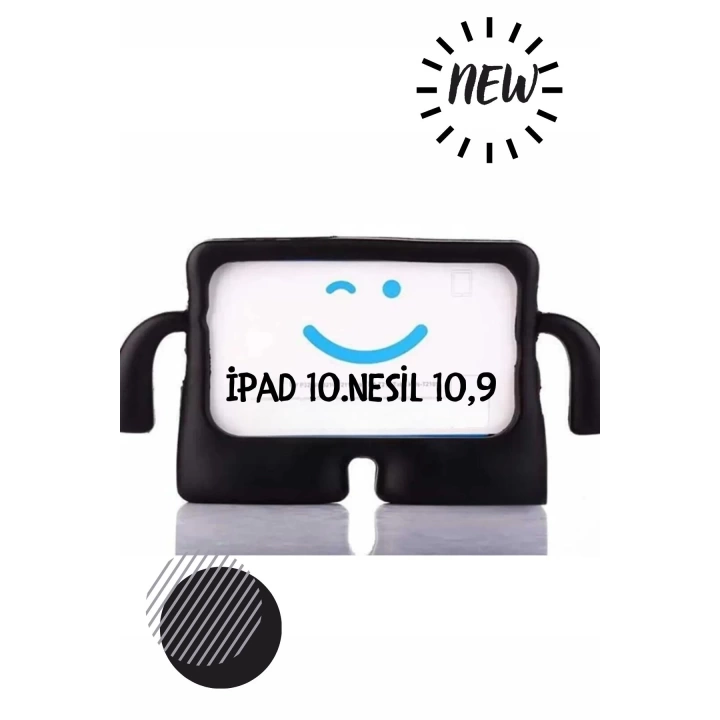 Apple iPad 10.9 2022 10.Nesil Ekran Koruyucu Hediye Çocuklar İçin Tablet Kılıfı