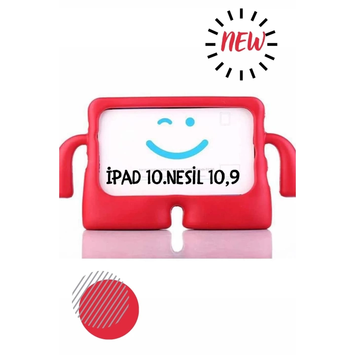 Apple iPad 10.9 2022 10.Nesil Ekran Koruyucu Hediye Çocuklar İçin Tablet Kılıfı