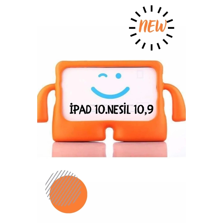 Apple iPad 10.9 2022 10.Nesil Ekran Koruyucu Hediye Çocuklar İçin Tablet Kılıfı