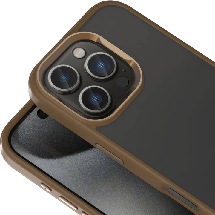 Apple iPhone 16 Pro Kılıf Magsafe Şarj Özellikli Parlak Kamera Çerçeveli Redclick Kost Kapak