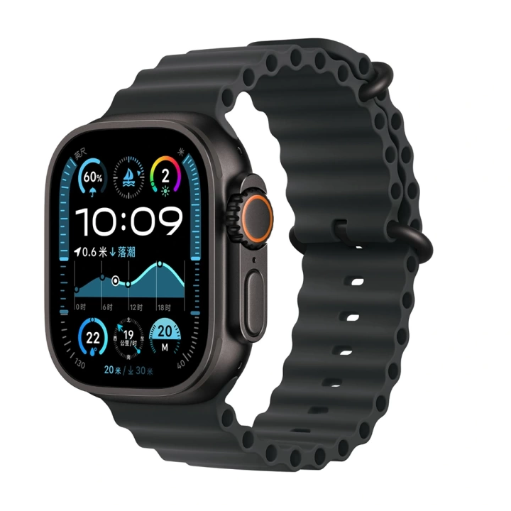 Apple Watch 10 Serisi 46mm Redclick Krd-75 Terletmez Dalgalı Tasarım Silikon Kordon