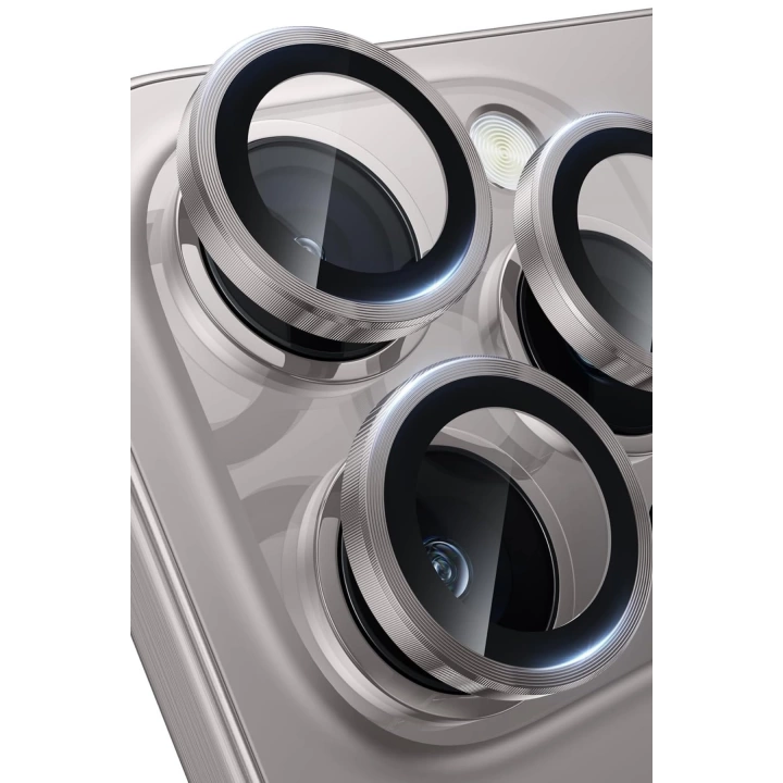 Apple iPhone 16 Pro Max Redclick CL Premium Safir Parmak İzi Bırakmayan Kamera Koruma Lens Koruyucu