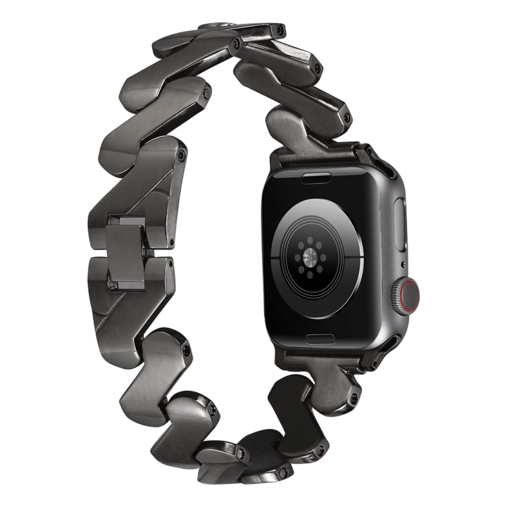 ​​​apple Watch 7 8 45mm Kordon Krd-80 Metal Bilezik Strap Kayış