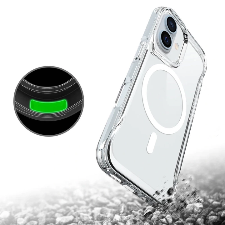 Apple iPhone 16 Plus Kılıf Redclick Magsafe Şarj Özellikli T-Max Magsafe Kapak
