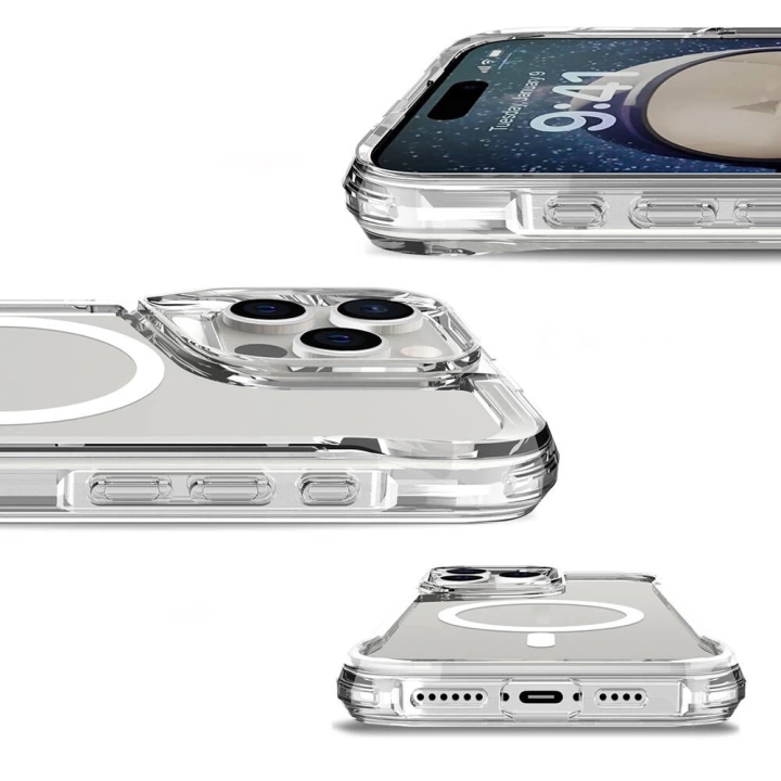 Apple iPhone 16 Pro Max Kılıf Redclick Magsafe Şarj Özellikli T-Max Magsafe Kapak