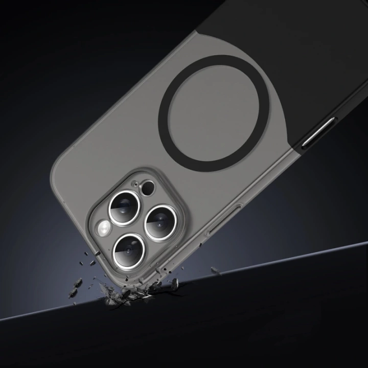 Apple iPhone 16 Pro Max Kılıf M-Safe Şarj Özellikli Mıknatıslı Redclick Duble Kapak