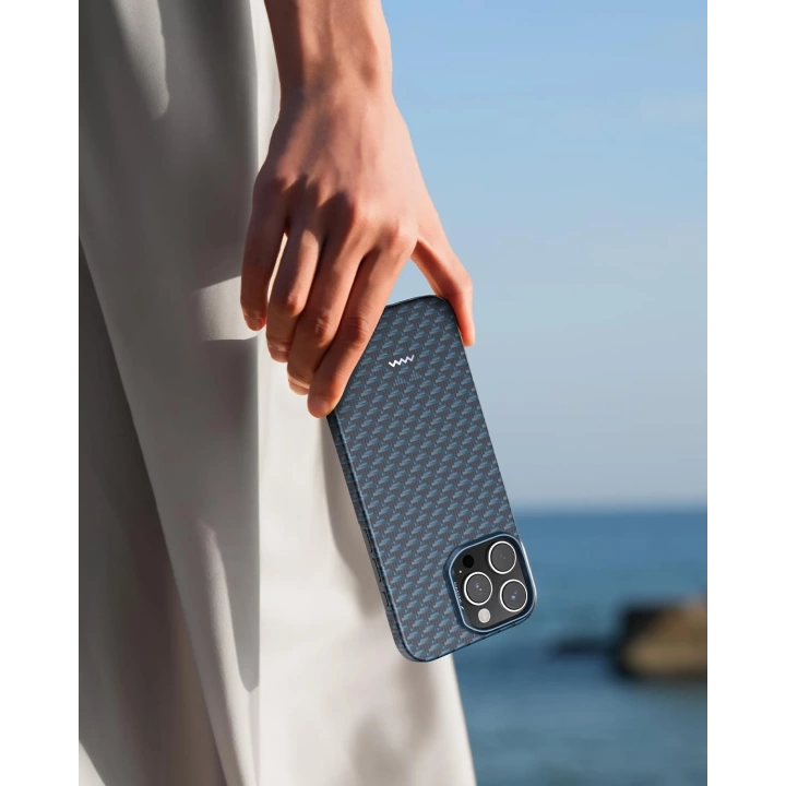 Apple iPhone 16 Pro Max Kılıf M-safe Şarj Özellikli Raptic Aramid Skin Origin Serisi Kapak