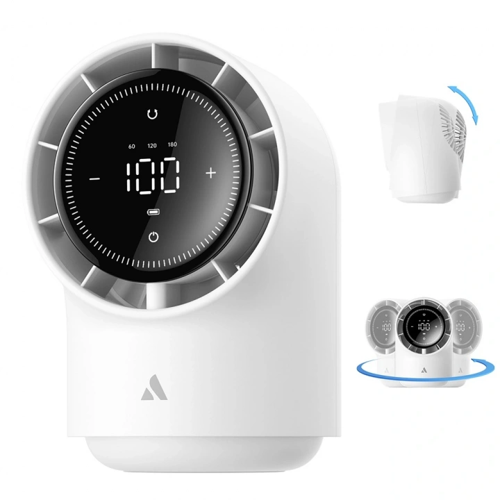 Aecooly TB01 Dijital LED Göstergeli Portatif Soğutucu Vantilatör Masa Fanı