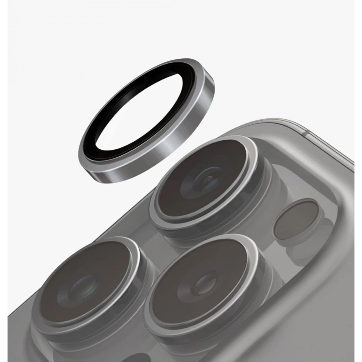 Apple iPhone 17 Pro Redclick CL-12 Premium Safir Parmak İzi Bırakmayan Anti-Reflective Kamera Lens Koruyucu