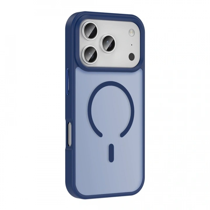 iPhone 17 Pro Max Kılıf M-safe Şarj Özellikli Mat Parmak İzi Bırakmayan Redclick Sio Kapak